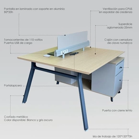 Escritorio ATLAS Modular