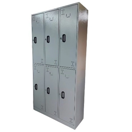 Locker Metálico 6 Casillas Extra Ancho (93 cm)