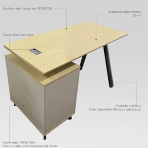 Escritorio ORIÓN 1.20