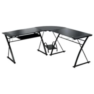 Escritorio SAHARA Negro en L