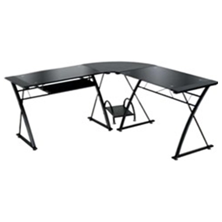 Escritorio SAHARA Negro en L