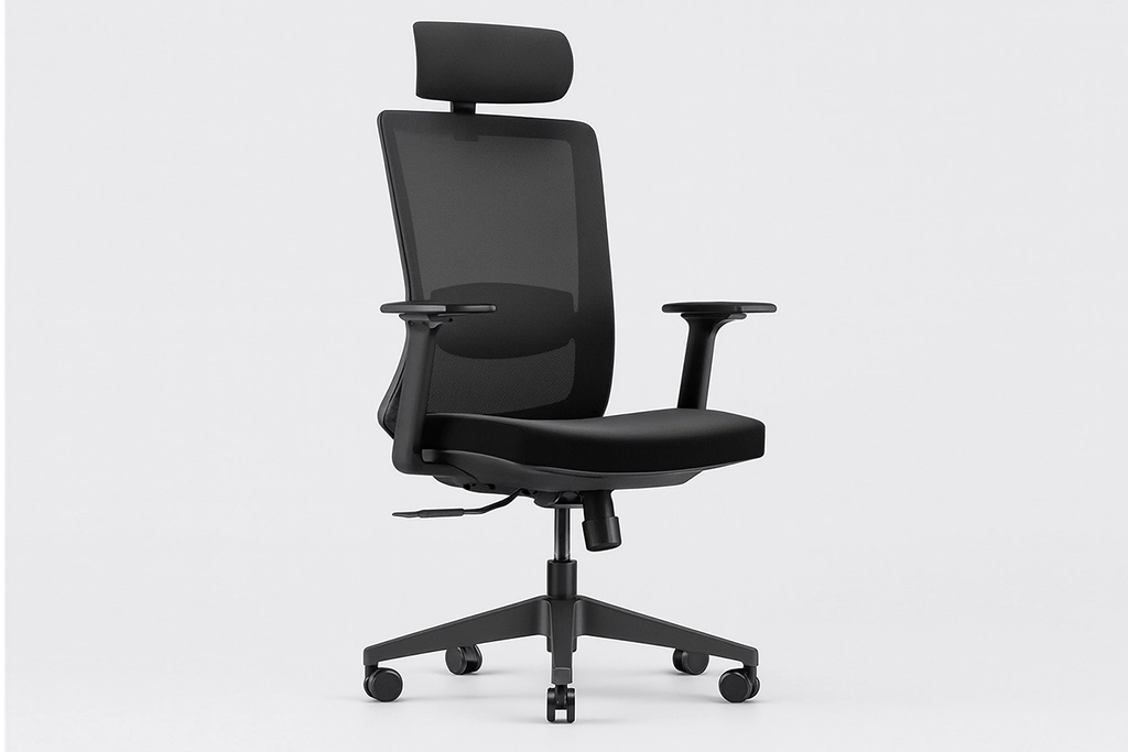 Sillas presidenciales acolchadas con cabecero y soporte lumbar
