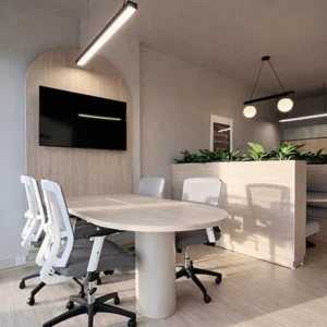 Mesa de Juntas Centro TV 4 Puestos